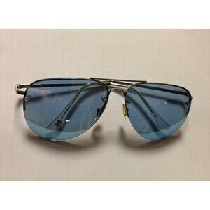 Tommy Hilfiger Barbie Aviator Sunglasses With Silver Frame Blue Tinted Lenses